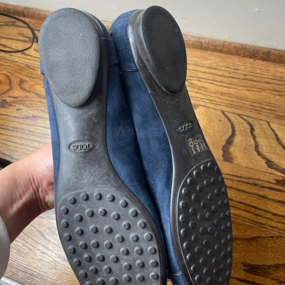 tod's Blue Studded Flats size 40 - Picture 3 of 7